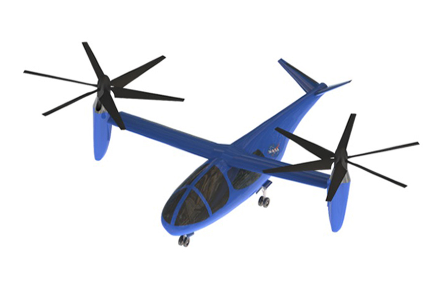 NASA Tiltrotor passenger eVTOL concept design aircraft (Image credit: NASA) NASA Tiltrotor passenger eVTOL concept design aircraft (Image credit: NASA)